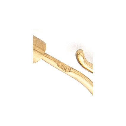 Perlen Kette mit Knoten Haken Verschluss