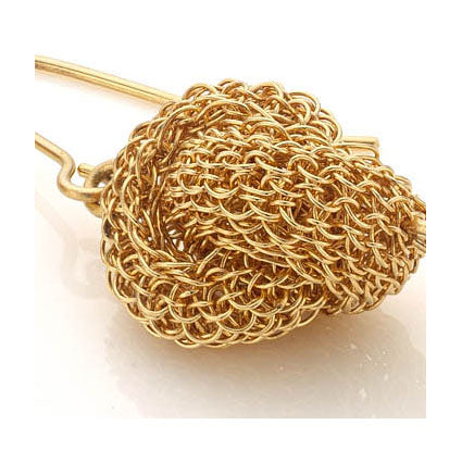 Perlen Ohrringe mit Knoten