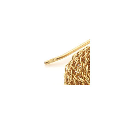 Perlen Ohrringe mit Knoten