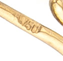 Perlen Kette mit Knoten Haken Verschluss